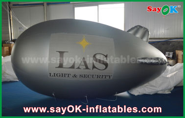 Globo de helio inflable de PVC 5m Avión Zeppelin para la promoción
