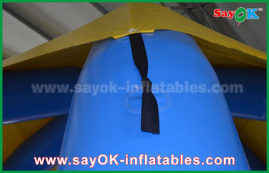 Piscina inflable de los juegos inflables de los deportes del verano del diámetro los 5m del PVC con la cubierta del tejado