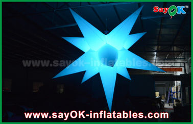Estrella inflable gigante de la decoración colorida portátil con diverso color 16