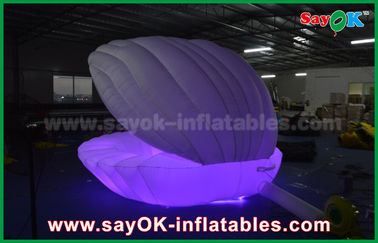 La decoración inflable gigante de la iluminación del paño de nylon del CE llevó el corazón para la etapa del partido