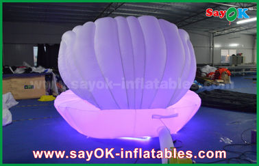 La decoración inflable gigante de la iluminación del paño de nylon del CE llevó el corazón para la etapa del partido