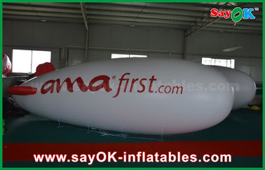 zepelín inflable publicitario flotante del aeroplano del helio del globo de los 5m para la promoción