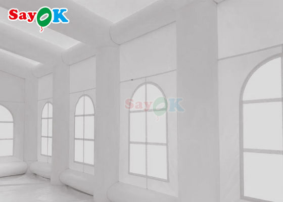 Tienda de exterior inflable de color LED Tienda de exterior inflable de cubo Tienda de fiesta de boda inflable