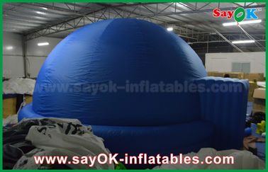 Paño en forma de cúpula modificado para requisitos particulares interior del proyector del planetario inflable de los niños pequeño