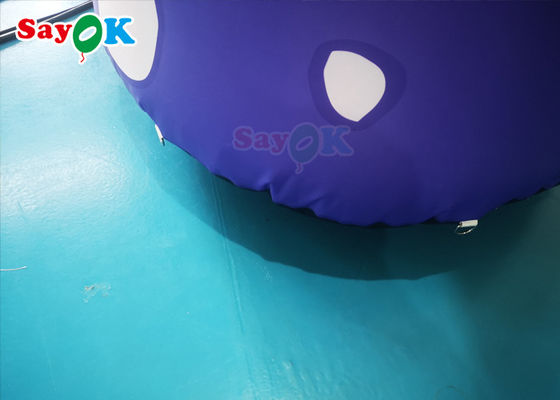 La decoración de iluminación inflable LED del jardín 190T los 4m que deslumbra explota la flor