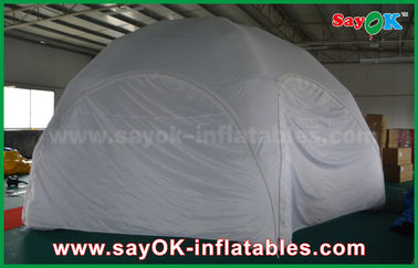 La tienda inflable impermeable blanca del aire de la tienda inflable de la yarda modificó la tienda inflable de la bóveda para requisitos particulares del PVC para el acontecimiento