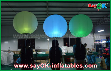 globo inflable de la decoración de la iluminación del diámetro del 1m con el color que cambia la luz del LED