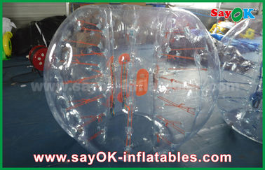 Adulto inflable del juego de Wrecking Ball el 1.5m DIA Inflatable Zorb Ball, fútbol humano transparente TPU/PVC de la burbuja
