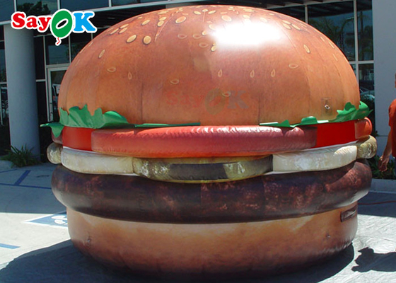 Modelo el 10ft inflable resistente ULTRAVIOLETA Store Decoration de la hamburguesa