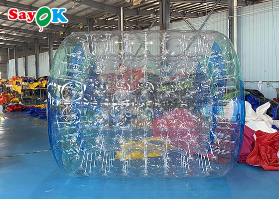 Juguetes de agua flotantes 0,9 mm PVC lonas de agua inflables bola de rodillo para piscina de lago