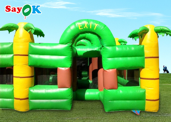 Juegos de sociedad inflables divertidos grandes de Maze For Adults Kids Inflatable de la palmera de los juegos de los deportes