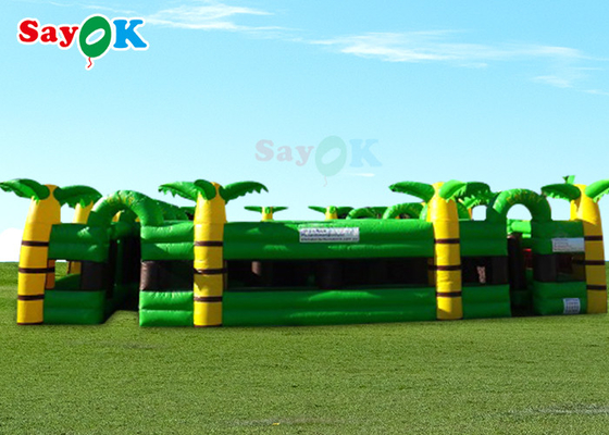 Juegos de sociedad inflables divertidos grandes de Maze For Adults Kids Inflatable de la palmera de los juegos de los deportes