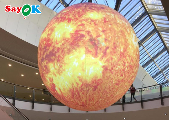 Tierra inflable de los planetas de la decoración nueve del acontecimiento con el globo del planeta de la luz del LED