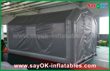 cabina de espray inflable del PVC de los productos inflables de encargo grises de 10 de los x 5m para la rociadura del coche