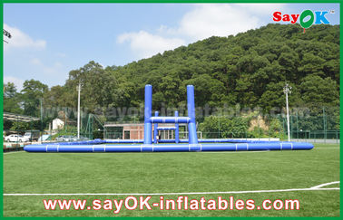 Gigante inflable de los juegos del fútbol fuera del fútbol de la lona del PVC/del estándar inflables del CE de la corte de campo de fútbol