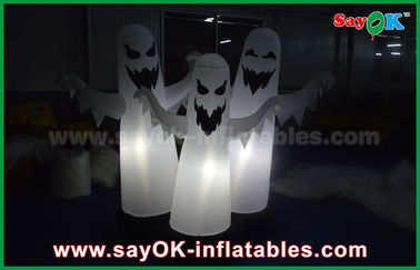 prenda impermeable inflable de la decoración de la iluminación del fantasma de Halloween 3 del paño del 1.5m Oxford