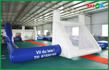 Campo inflable formado fútbol inflable de la piscina de la prenda impermeable del PVC del partido de fútbol para el estándar al aire libre del CE
