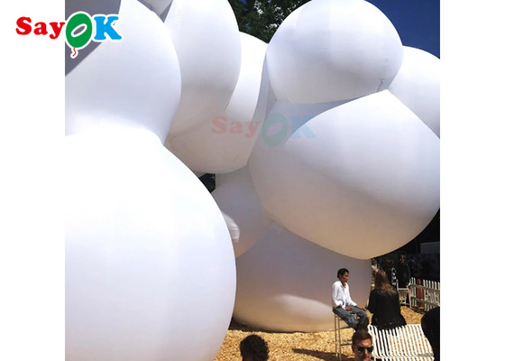 Globos en forma de nube de encargo del PVC del acontecimiento con la impresión de Digitaces de dos lados