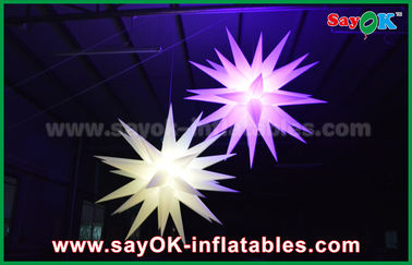 Decoraciones inflables de la iluminación del globo de la estrella del gigante el 1.5m LED para el Pub/la barra