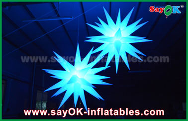 Decoraciones inflables de la iluminación del globo de la estrella del gigante el 1.5m LED para el Pub/la barra