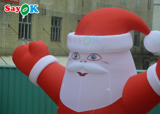 Entretenimiento 6m PVC Inflable Navidad Papá Noel Yarda Decoraciones