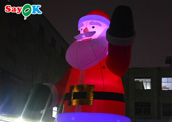 la Navidad inflable de los 5m Santa explota las decoraciones de la yarda para el día de fiesta celebra