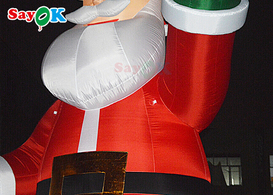 la Navidad inflable de los 5m Santa explota las decoraciones de la yarda para el día de fiesta celebra