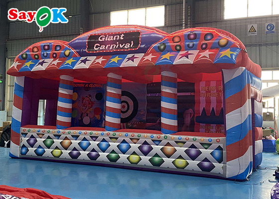 La tienda inflable comercial del aire del partido del carnaval para los niños explota la cabina del juego