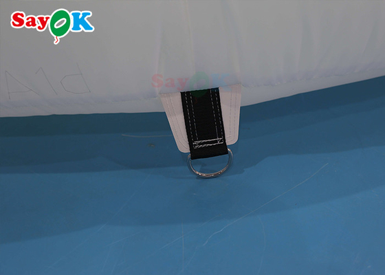 Tienda de iglú inflable LED de color blanco puro Tienda de iglú inflable cúpula redonda para eventos de fiesta de discoteca