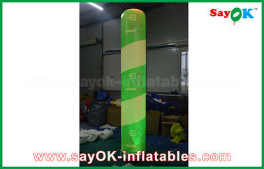 La aduana llevó el pilar inflable ligero, decoraciones inflables al aire libre con Pvc 600D/el nilón