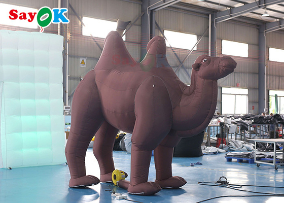modelo inflable del camello del paño 3m de 190T Oxford para la decoración del partido
