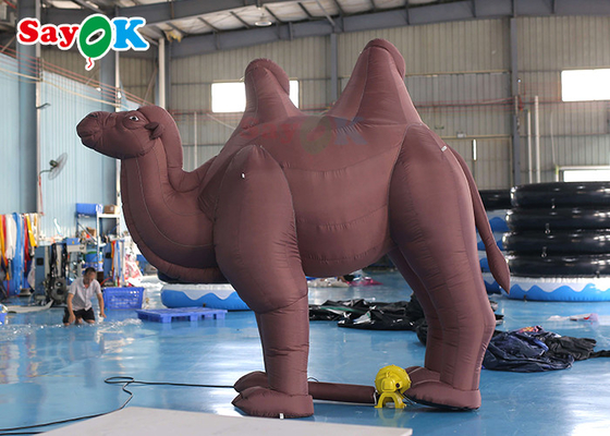 modelo inflable del camello del paño 3m de 190T Oxford para la decoración del partido