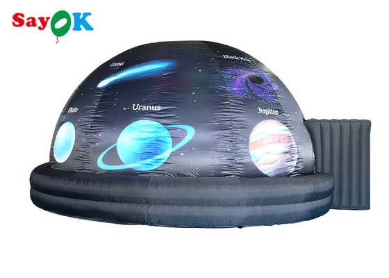 tienda inflable impresa los 6m de la bóveda de la proyección del negro del planetario para la exhibición de la ciencia