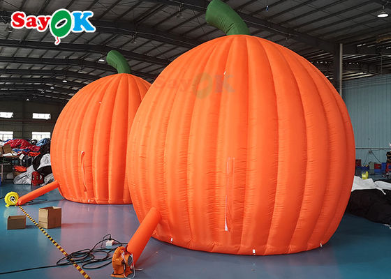 Tienda de césped inflable de expansión rápida de 4 m calabaza Tienda de aire inflable tipo domo para evento