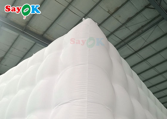 Tienda inflable a medida LED Oxford Cubo inflable Tienda Plaza Centro de Fiestas Marquee para la exposición