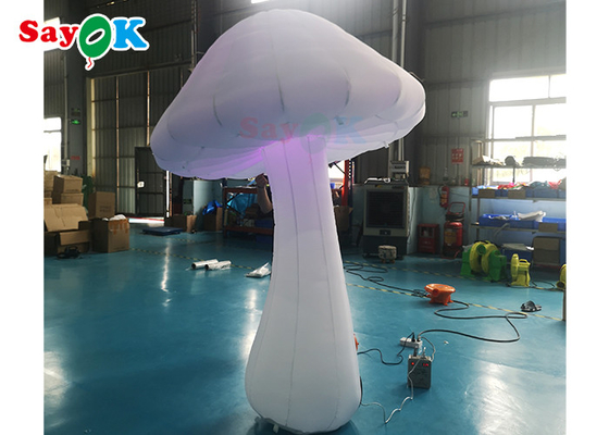Decoración inflable gigante de la seta del color de la impresión completa con el ventilador