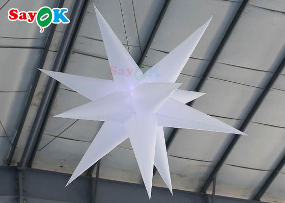 lámpara decorativa de iluminación inflable de la actividad al aire libre de la estrella de la ejecución de la decoración de los 2m