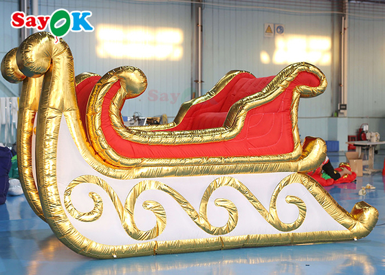 trineo inflable del trineo de la Navidad del festival de las decoraciones del día de fiesta de los 4x2m