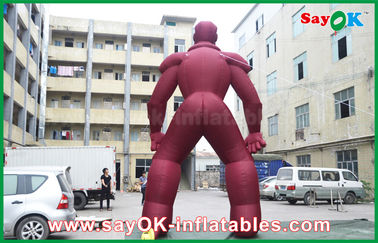 Héroe inflable durable del personaje de dibujos animados de Iron Man/del hombre araña para el acontecimiento