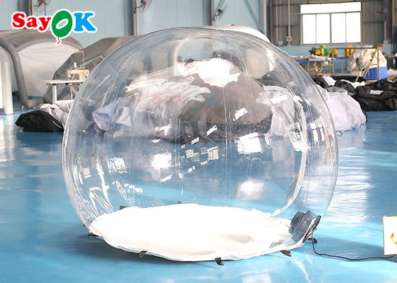 Carpa de campamento de burbujas inflable transparente Carpa de burbujas inflable campamento familiar patio trasero Fiestas observación de estrellas