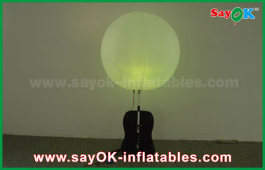 Bola inflable de nylon a prueba de viento de la mochila de la decoración de la iluminación con la luz del LED para hacer publicidad