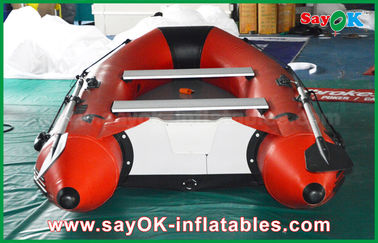 kajak Canoeing de los barcos del PVC de 0.9m m de aluminio de la aleación de la persona inflable del piso 4-6