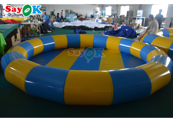 Las piscinas inflables del aire los 6m para los niños modificaron firmemente color para requisitos particulares