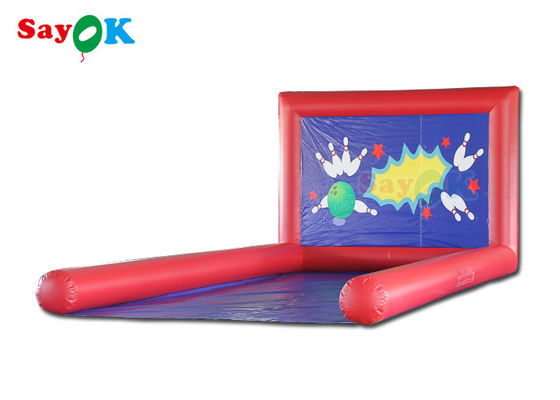 Los juegos inflables de los deportes del Pvc Tpu burbujean el juego que rueda 8x4x3mh