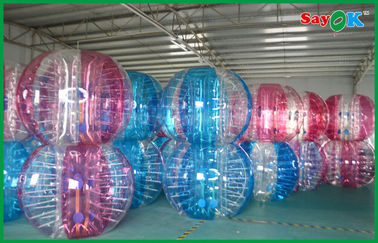 Juegos inflables de los deportes del traje del juego de la bola de parachoques inflable del sumo, equipo gigante del fútbol de la burbuja para el adulto