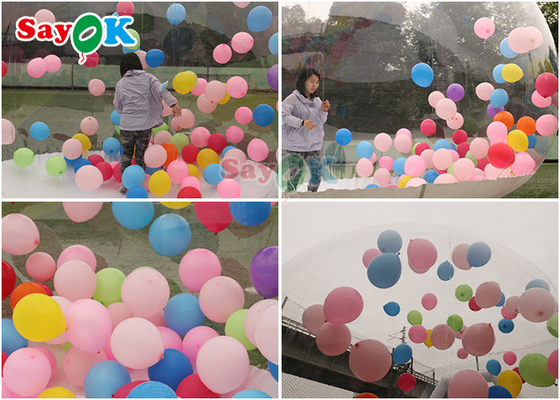 Kids Party Clear Igloo Dome Carpa inflable de burbujas en alquiler Crystal Inflable Bubble Balloons House