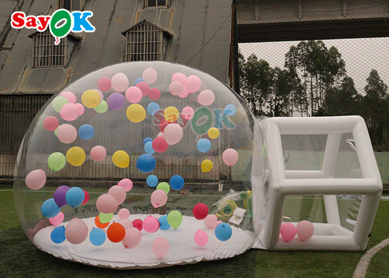 Kids Party Clear Igloo Dome Carpa inflable de burbujas en alquiler Crystal Inflable Bubble Balloons House