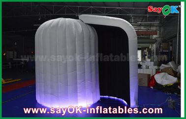 Tienda inflable inflable de la bóveda de la cabina de la foto del iglú 2.3mH del alquiler 3mL X 2mW X de la cabina de la foto con la luz del LED