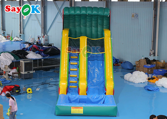Slide inflables húmedos y secos Anti ruptura de la piscina de agua inflables comerciales Dos lados recubiertos de PVC