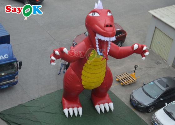 Dinosaurio Inflable de Navidad Tarpaulin de PVC Gigante Dinosaurio Inflable Raptor Dinosaurio Balón de aire Dinosaurio